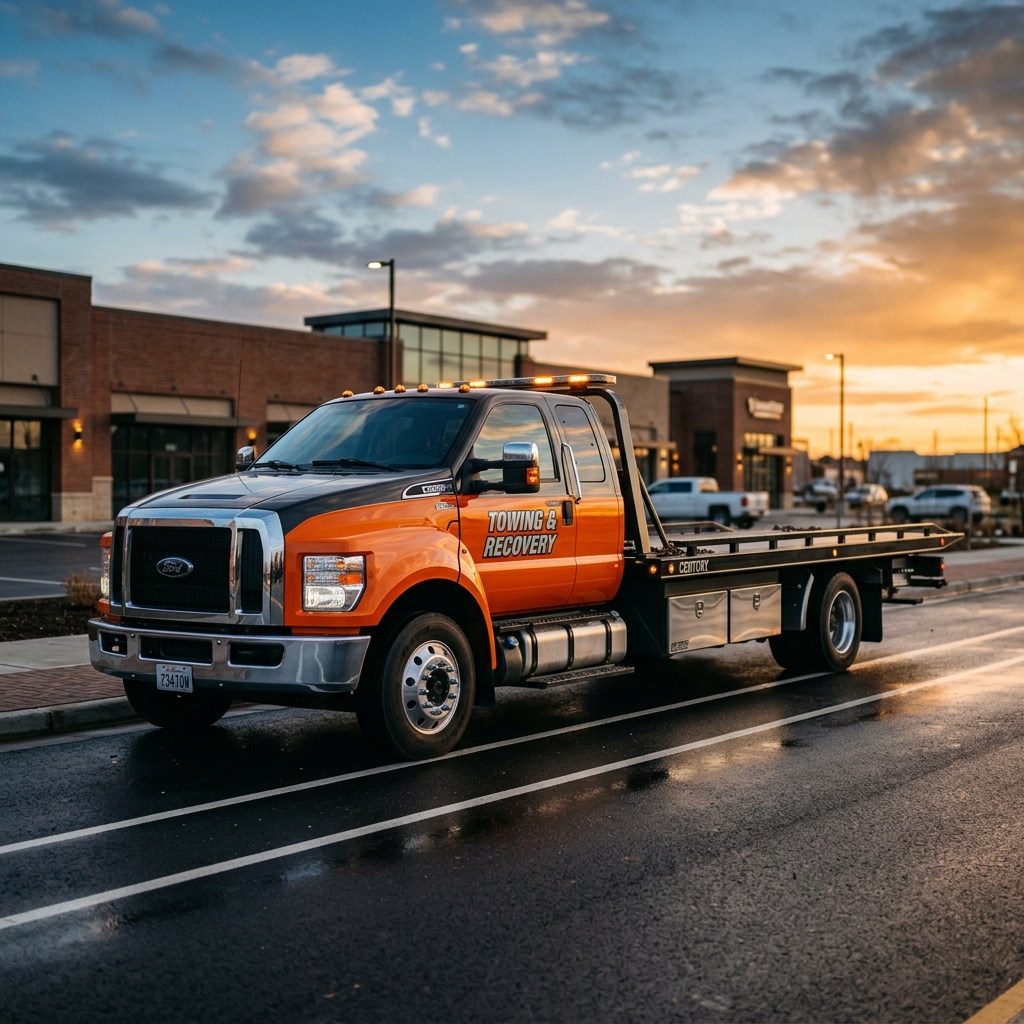 Djom's Towing Flatbed Truck